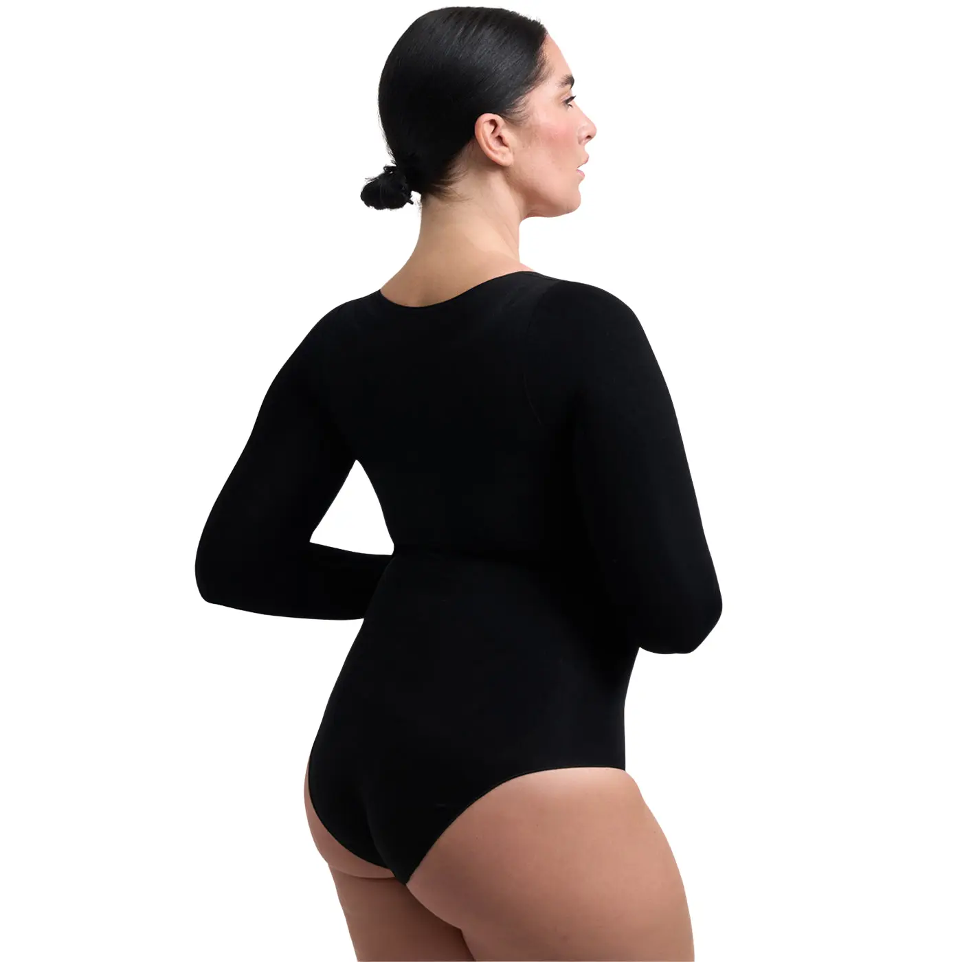 Long-Sleeve Sculpting Bodysuit - Sculptora