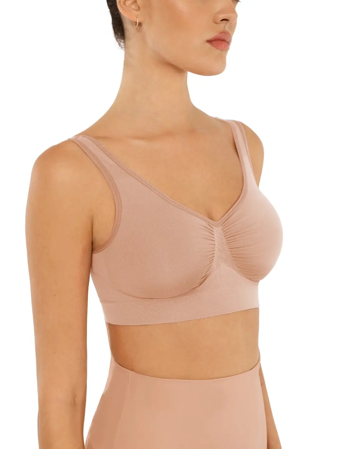 Snatched Wide Straps Bra - HeyShape