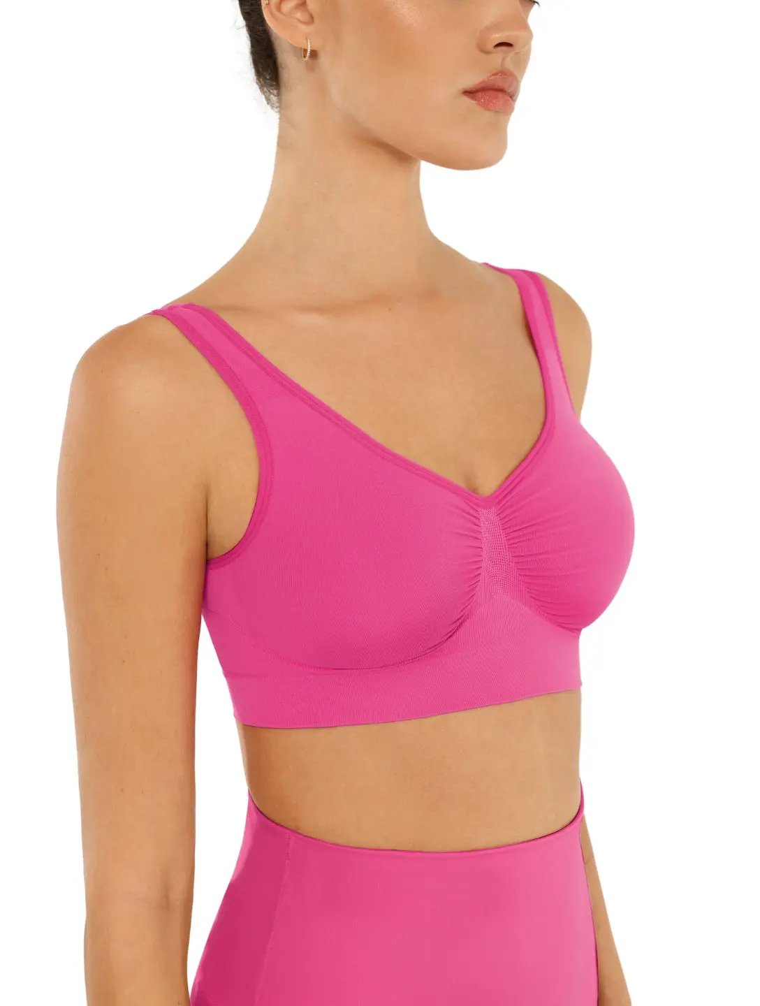 Snatched Wide Straps Bra - HeyShape