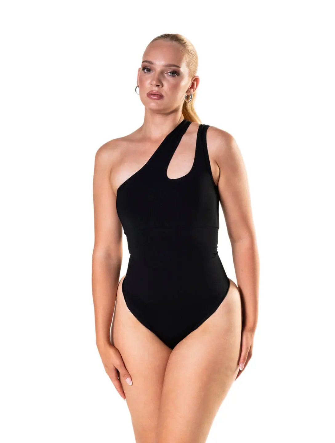 One Shoulder Shapewear Bodysuit - HeyShape