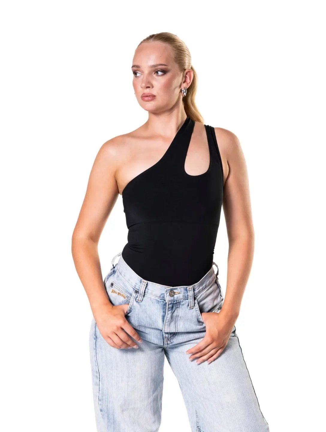 One Shoulder Shapewear Bodysuit - HeyShape
