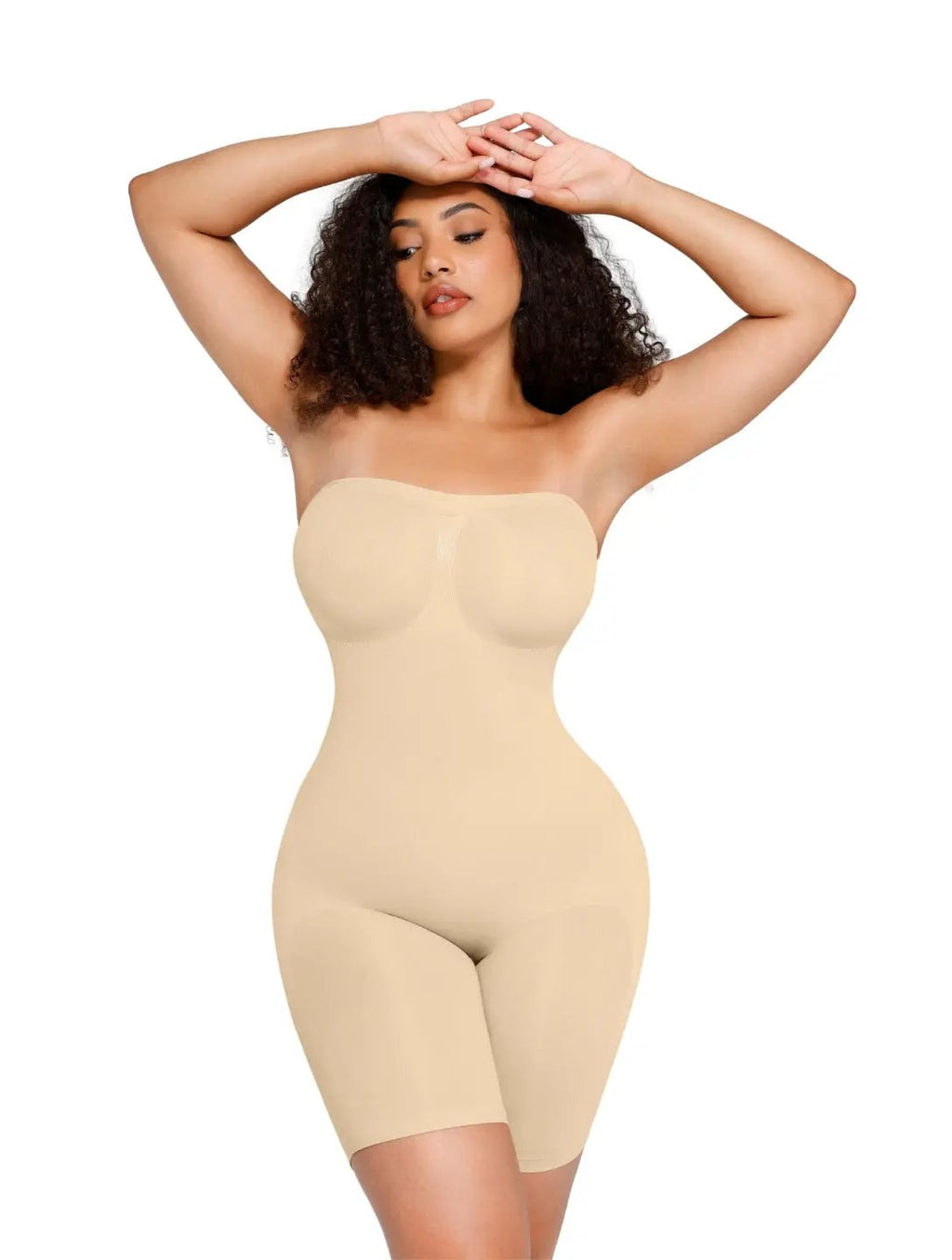 Strapless Sculpting Shapewear Bodysuit - HeyShape