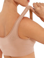 Snatched Wide Straps Bra - HeyShape