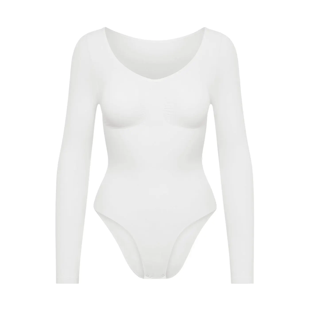 Long-Sleeve Sculpting Bodysuit - Sculptora